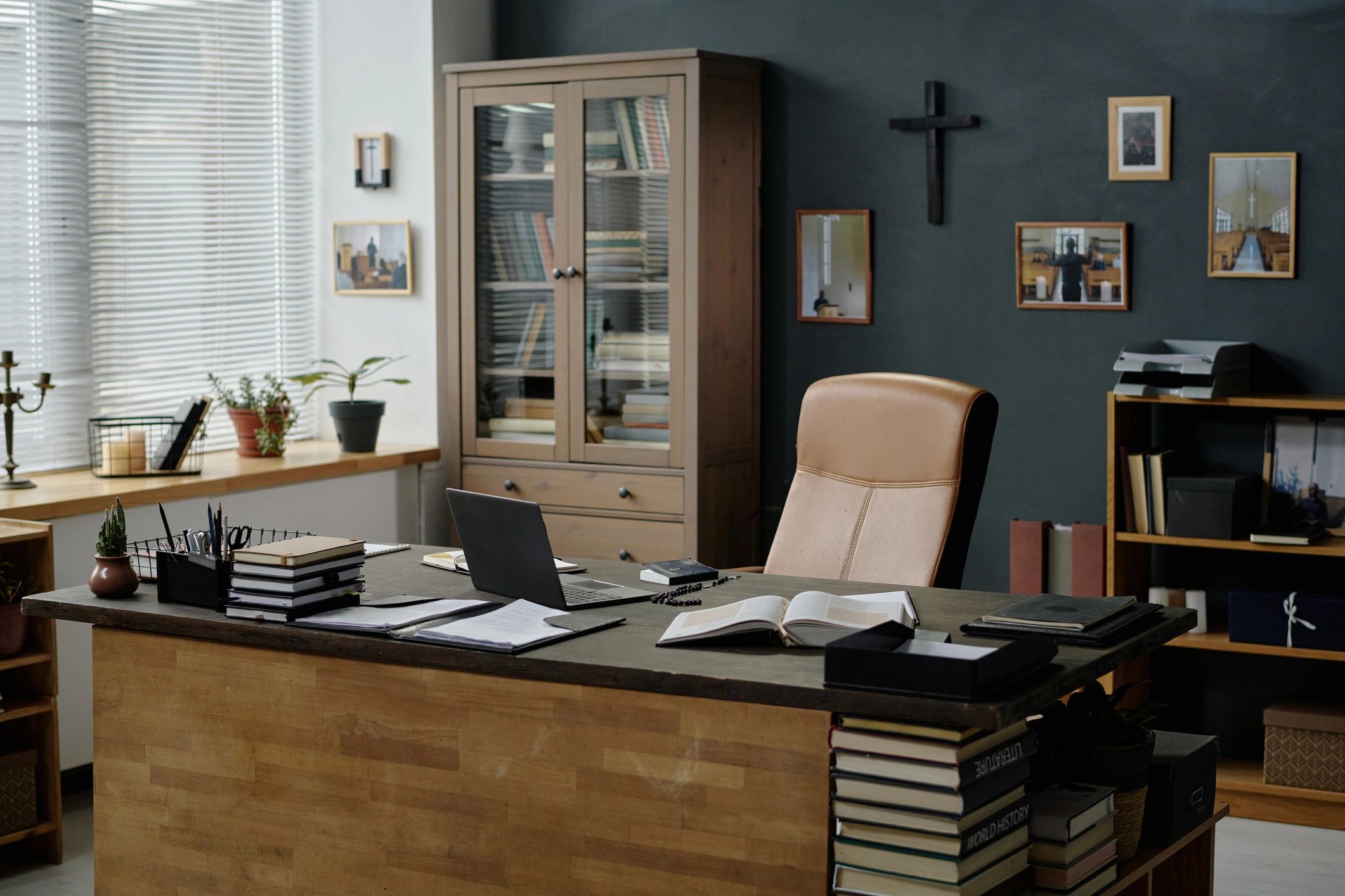 Modern office workspace representing a brand marketing team